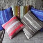 selection of hand woven cushions from ECHO weavers