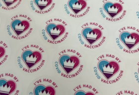 covid vaccination sticker